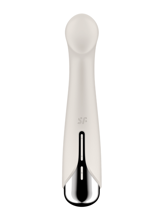Vibromasseur point G tête rotative blanc USB Spinning g-spot 1 Satisfyer - CC597857
