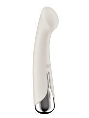 Vibromasseur point G tête rotative blanc USB Spinning g-spot 1 Satisfyer - CC597857