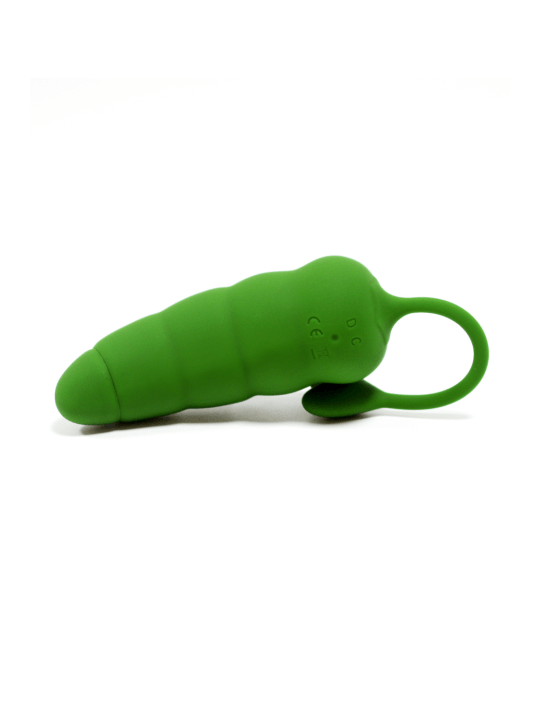 PIMENTO, Un Œuf vibrant avec télécommande, couleur et forme Piment en silicone médical - B137GRE