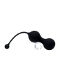 MINA Noir, Boules de Geisha en silicone médical USB avec télécommande - BQ130BLK