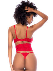 Ensemble 3 pièces rouge  MAL8904RD