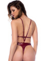 Body string en vinyle bordeaux - MAL2764GLWN