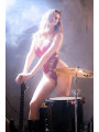 Body string en vinyle bordeaux - MAL2764GLWN