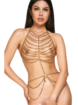 Chaines de corps en métal doré - R24504456001