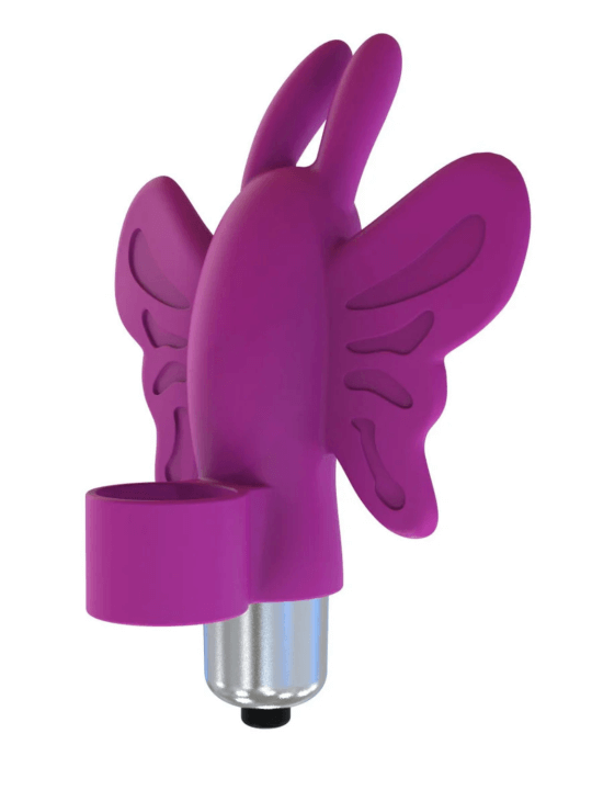 Doigt chinois vibrant papillon violet - VB051