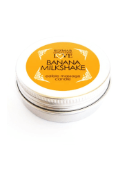 Mini Bougie de massage milshake banane 30ml - SEZ073