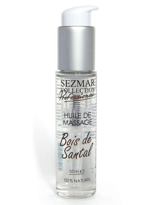 Huile de massage professionnelle Bois de Santal 100% naturelle 50 ml - SEZ092
