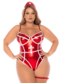 Costume sexy infirmière grande taille 3 pièces - MAL60041XASHW
