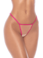 Nuisette en résille brodée avec string - MAL7604ROWP