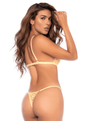 Ensemble 2 pièces jaune pastel - MAL8915LYLW