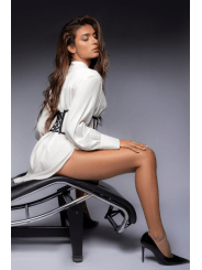Serre taille et string noir - MAL2789BLK