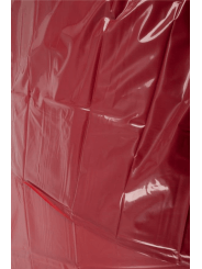 Drap de lit en vinyle rouge 200 x 230 cm - R250422