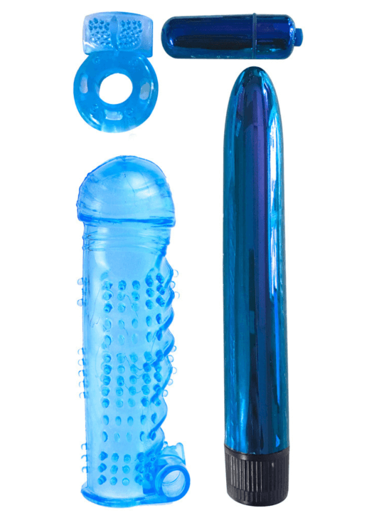 Coffret 4 sextoys bleu Classix - R545120