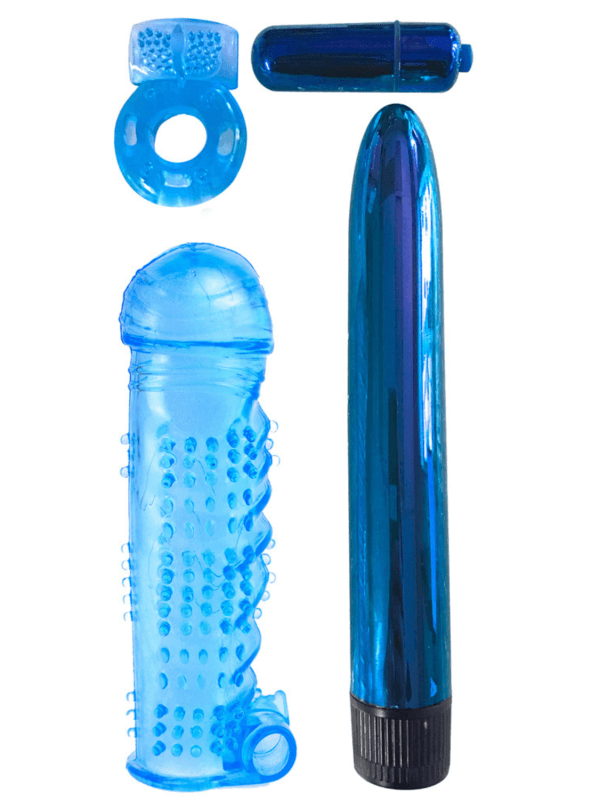 Coffret 4 sextoys bleu Classix - R545120