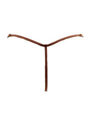 String en dentelle taupe ouvert avec chaînes dorées - PA01MTAUPE