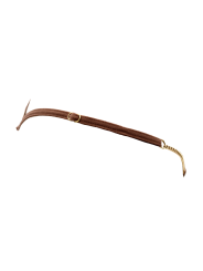 String en dentelle taupe ouvert avec chaînes dorées - PA01MTAUPE