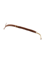 String en dentelle taupe ouvert avec chaînes dorées - PA01MTAUPE