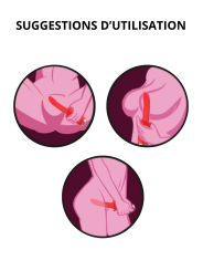 Vibromasseur Rouge Ultra-Souple KISS – USK-V35
