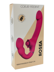 Vibromasseur ROSEA Strap-on Triple Action Télécommandé - SAV190