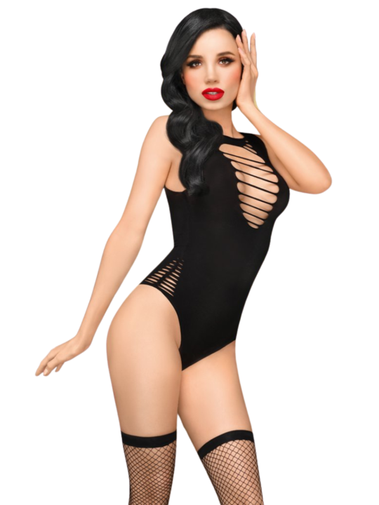 Body fantaisie noir Hotter than hell - PH0100BLK