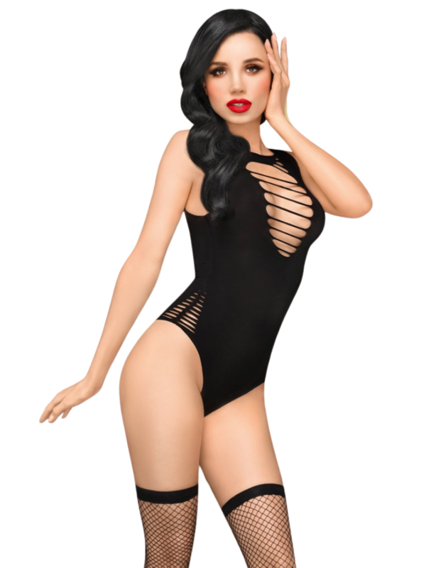 Body fantaisie noir Hotter than hell - PH0100BLK