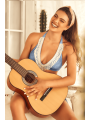 Bikini Denim Bohème avec Franges - MAL67155WDNP