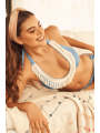 Bikini Denim Bohème avec Franges - MAL67155WDNP