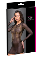 Top bijou doré à chaînes  strass - R24505266001