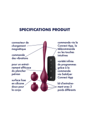 Boules de geisha vibrantes Satisfyer Love Birds Vary - CC597876