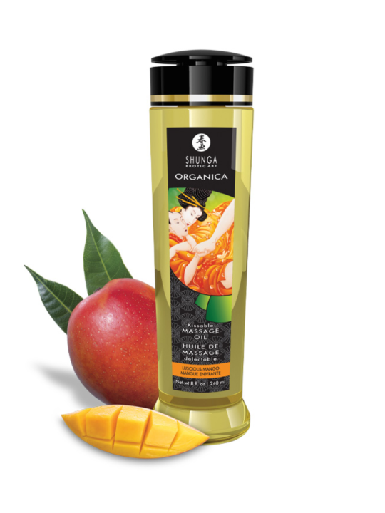Huile de Massage Organica Mangue Enivrante 240 ml Shunga - CC3031