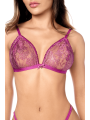 Ensemble sexy 2 pièces en dentelle avec effet brillant Mapalé - MAL8947PKAG