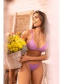 Ensemble sexy 2 pièces en dentelle douce et extensible avec haut réglable et string Mapalé - MAL8949WORC