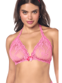 Ensemble sexy 2 pièces rose en dentelle avec haut et string Mapalé - MAL8971PINK