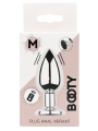 Plug vibrant acier inoxydable anal taille M avec télécommande, USB - RY-207-M