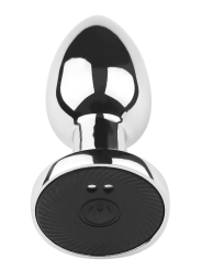 Plug vibrant acier inoxydable anal taille S avec télécommande, USB - RY-207-S