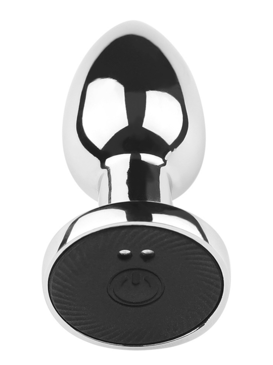 Plug vibrant acier inoxydable anal taille S avec télécommande, USB - RY-207-S