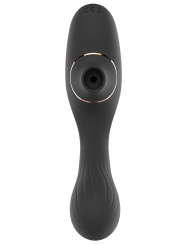 Stimulateur Clitoridien  Vibromasseur Point G 2-en-1 DINA Noir - WS-NV017BLK