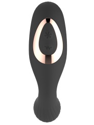Stimulateur Clitoridien  Vibromasseur Point G 2-en-1 DINA Noir - WS-NV017BLK