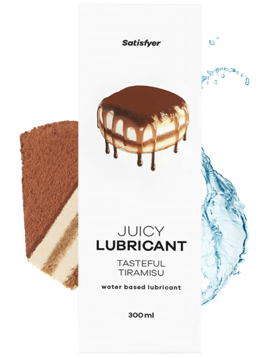 Lubrifiant à base d'eau Tiramisu savoureux 300 ml Satisfyer - CC597073