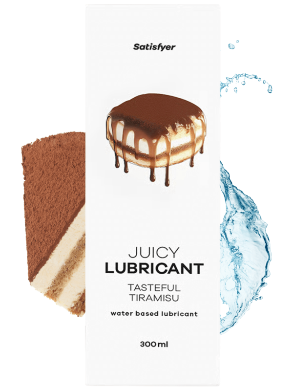 Lubrifiant à base d'eau Tiramisu savoureux 300 ml Satisfyer - CC597073
