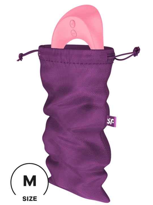 Sac de rangement sextoys violet taille M Treasure Bag Satisfyer 