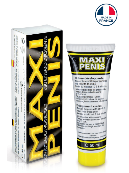 Crème Développante Homme Maxi Pénis 50 ml