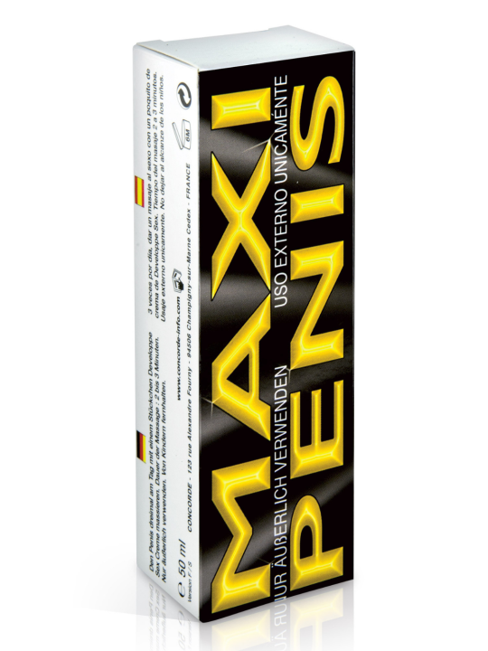 Crème Développante Homme Maxi Pénis 50 ml