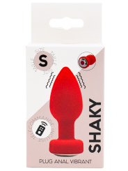 Plug Anal Vibrant Télécommandé SHAKY Rouge