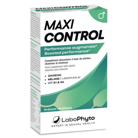 Endurance  équilibre sexuel masculin Maxicontrol 60 gélules