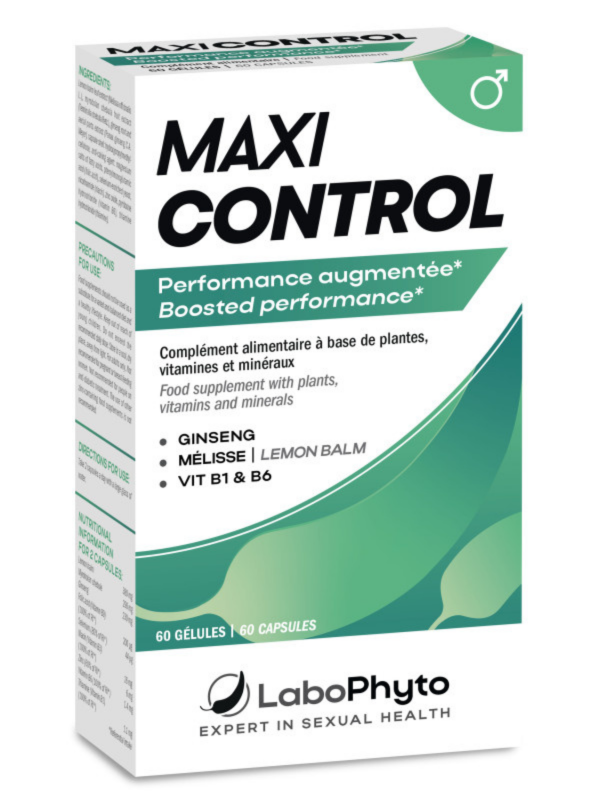 Endurance  équilibre sexuel masculin Maxicontrol 60 gélules