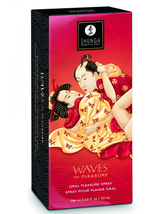 Spray pour plaisir oral saveur vin pétillant à la fraise 20 ml - Shunga