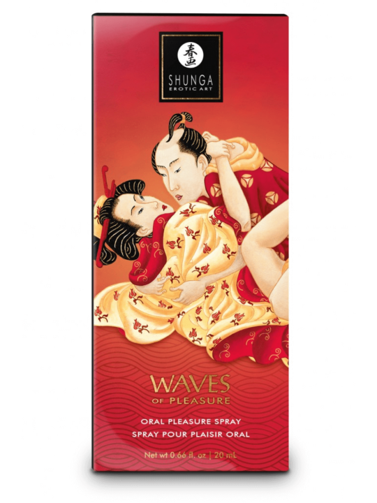 Spray pour plaisir oral saveur vin pétillant à la fraise 20 ml - Shunga
