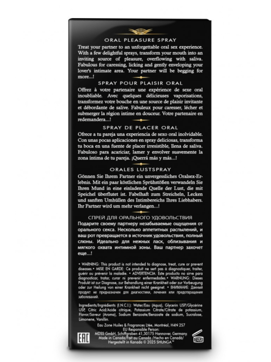 Spray pour plaisir oral saveur pastèque 20 ml - Shunga