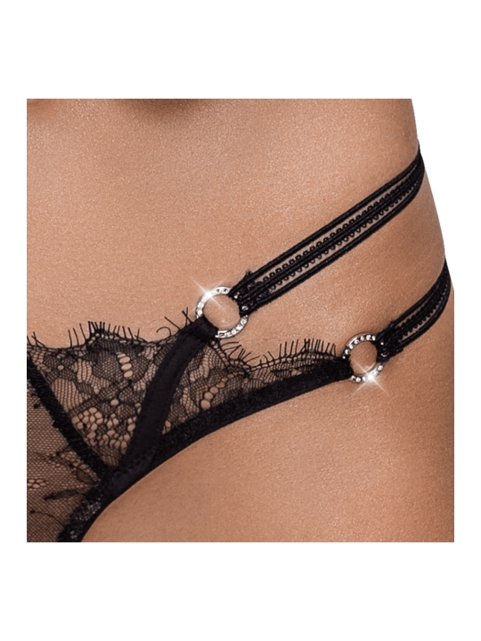 String ouvert en dentelle avec strass - Cottelli